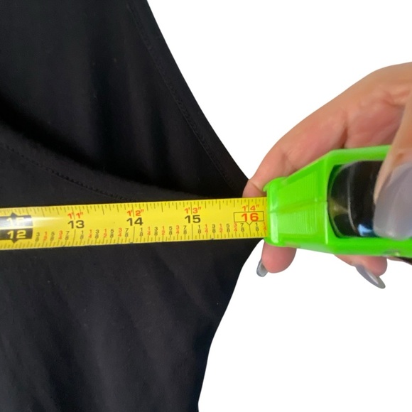 NWT Michael Stars Sconc Racerback Model  Black Basic Bodycon Tank Dress SZ  M - Picture 10 of 13